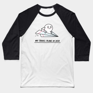 Paper Airplane Baseball T-Shirt